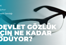 Devlet Gözlük için Ne Kadar Ödüyor